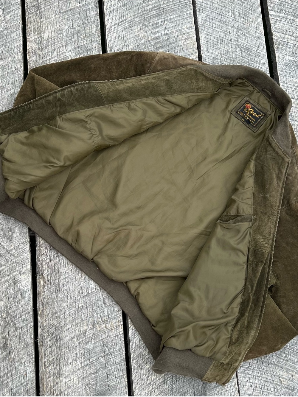 Vintage Reed Leather Bomber Jacket - Picture 4 of 5